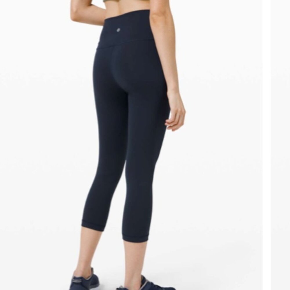 Lululemon Wunder Train High-Rise Crop 21" True Navy